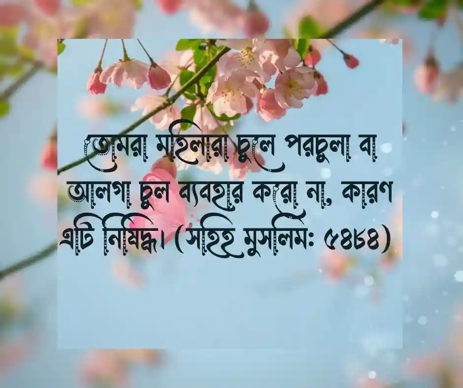 মেয়েদের চুল নিয়ে হাদিস