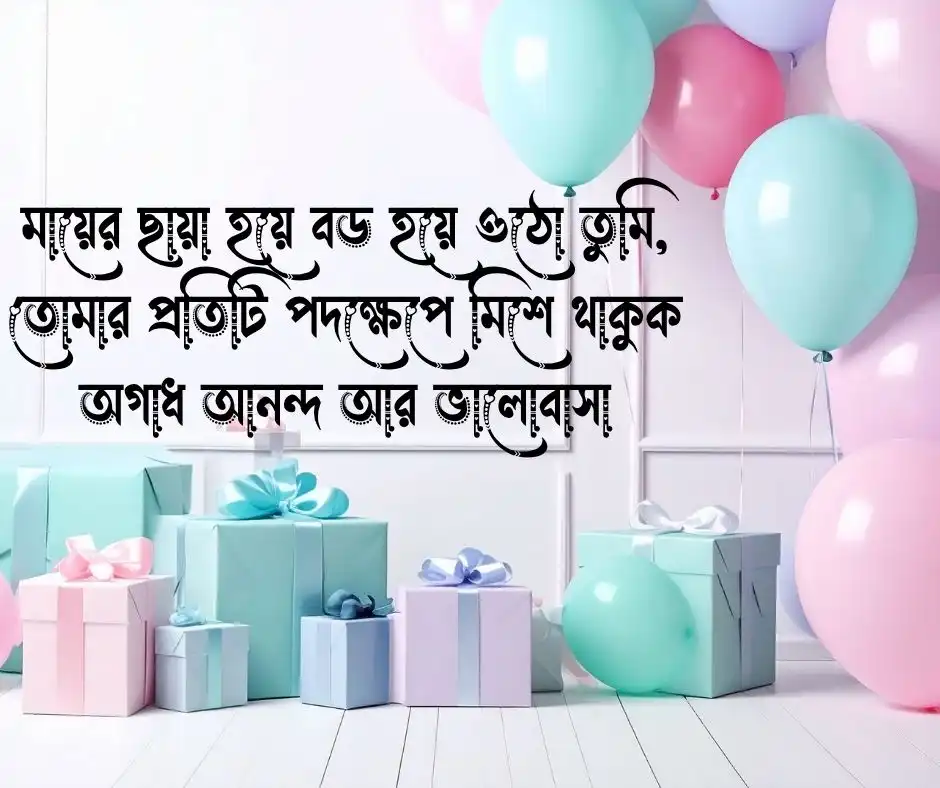 মেয়ের জন্মদিনের শুভেচ্ছা স্ট্যাটাস