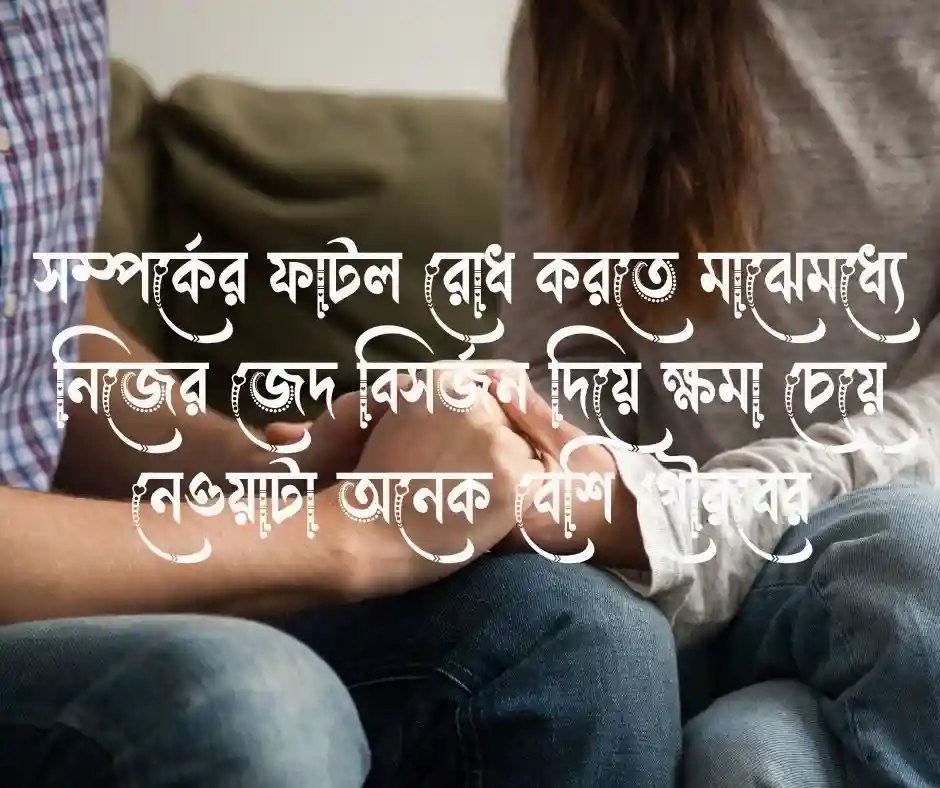 ক্ষমা চাওয়া নিয়ে উক্তি