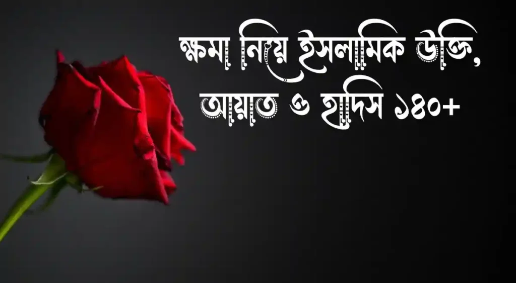 ক্ষমা নিয়ে ইসলামিক উক্তি, আয়াত ও হাদিস ১৪০+