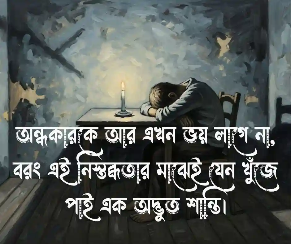 ডিপ্রেশন নিয়ে স্ট্যাটাস - ডিপ্রেশন নিয়ে ক্যাপশন